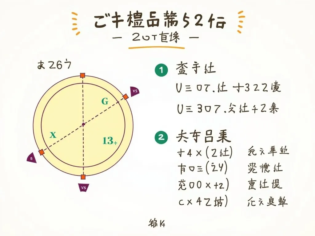 円の円周の求め方 - 理解を深める公式と計算例 - 数理学