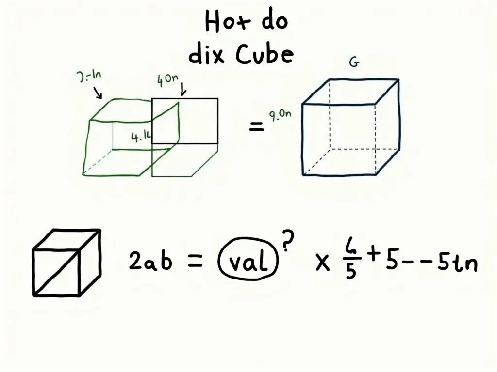 立方体の体積の求め方 - 数理学